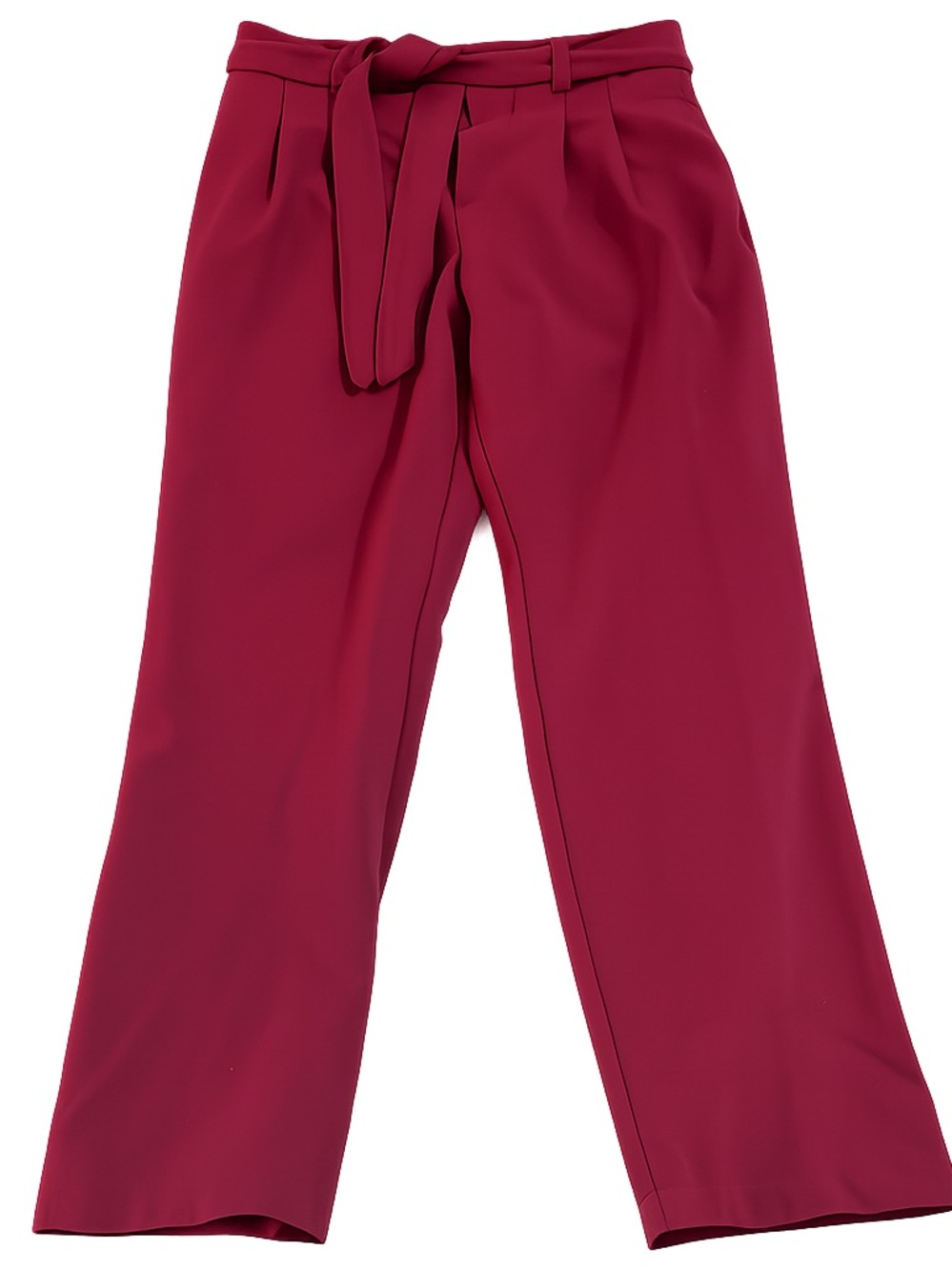 Ann Taylor Factory Wide-Leg Pants in Deep Raspberry